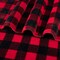 Black and Red Buffalo Plaid Fleece Throw Blanket for Couch, Soft Checkered Flannel Blanket for Sofa, Plaid Christmas Couch Throw Bed, Warm Cozy Decorative Blanket Fall Decor Gift, 50x60